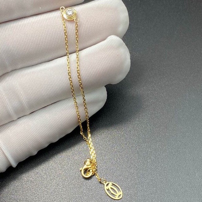 VÒNG TAY CARTIER DIAMANT LEGERS DIAMOND YELLOW GOLD 18K YELLOW GOLD