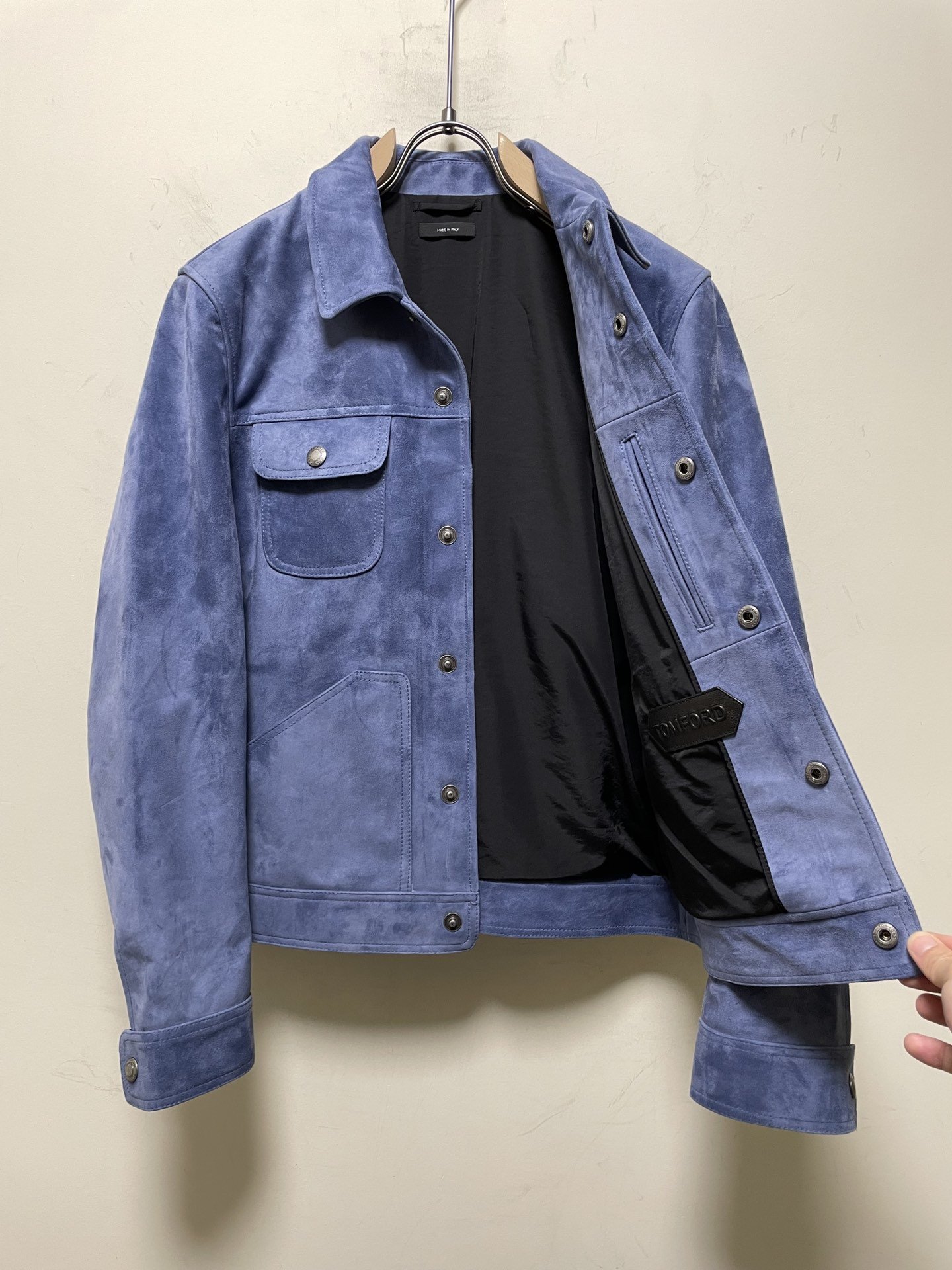 ÁO TOM FORD SUEDE LEATHER JACKET