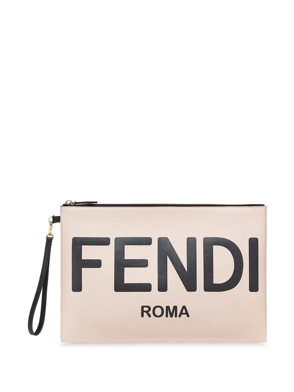 TÚI Fendi embossed logo clutch bag