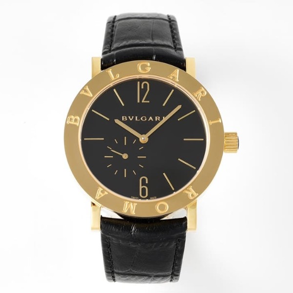 Đồng hồ BVLGARI Roma Automatic Yellow Gold mặt số màu đen