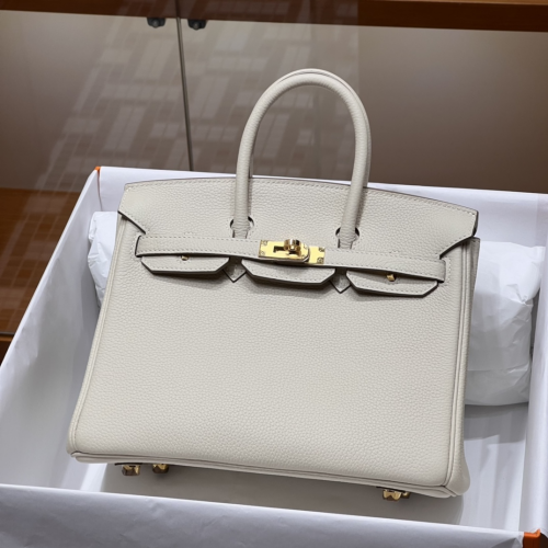 Túi  Hermes Birkin Togo Craie 25CM Handmade khâu tay(Giá liên hệ)