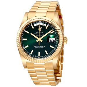 ĐỒNG HỒ ROLEX Day Date Champagne Dial Automatic 18K Yellow Gold Automatic Watch