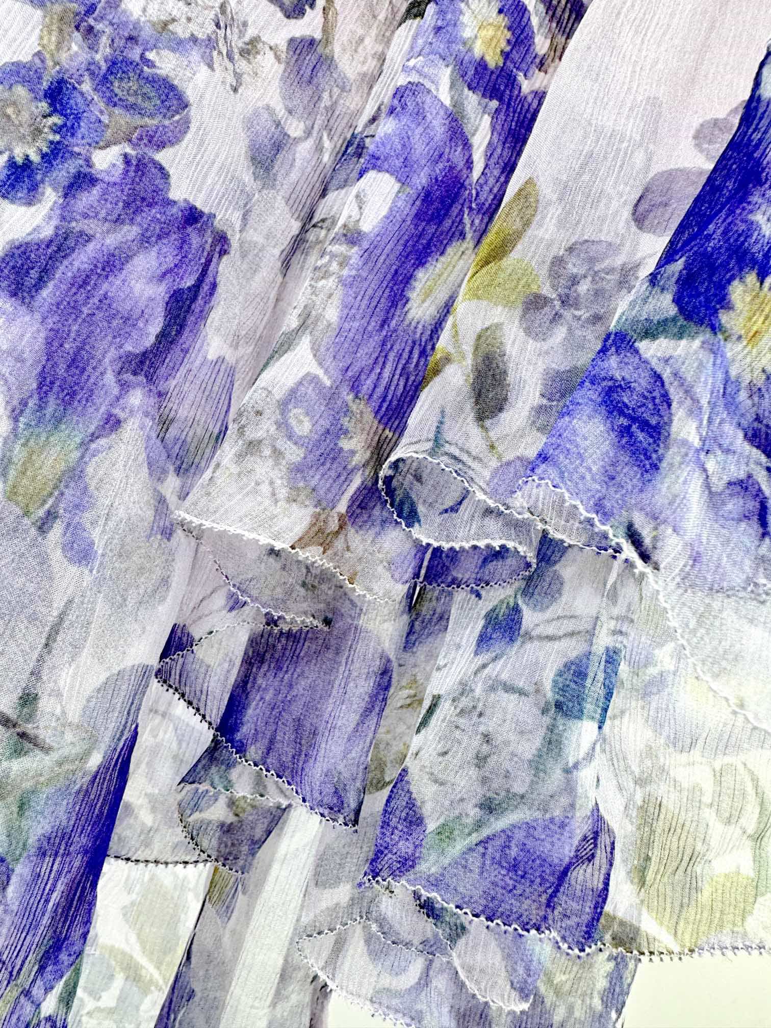 VÁY ZIMMERMANN Vintage Flower Purple Long Dress High Classy