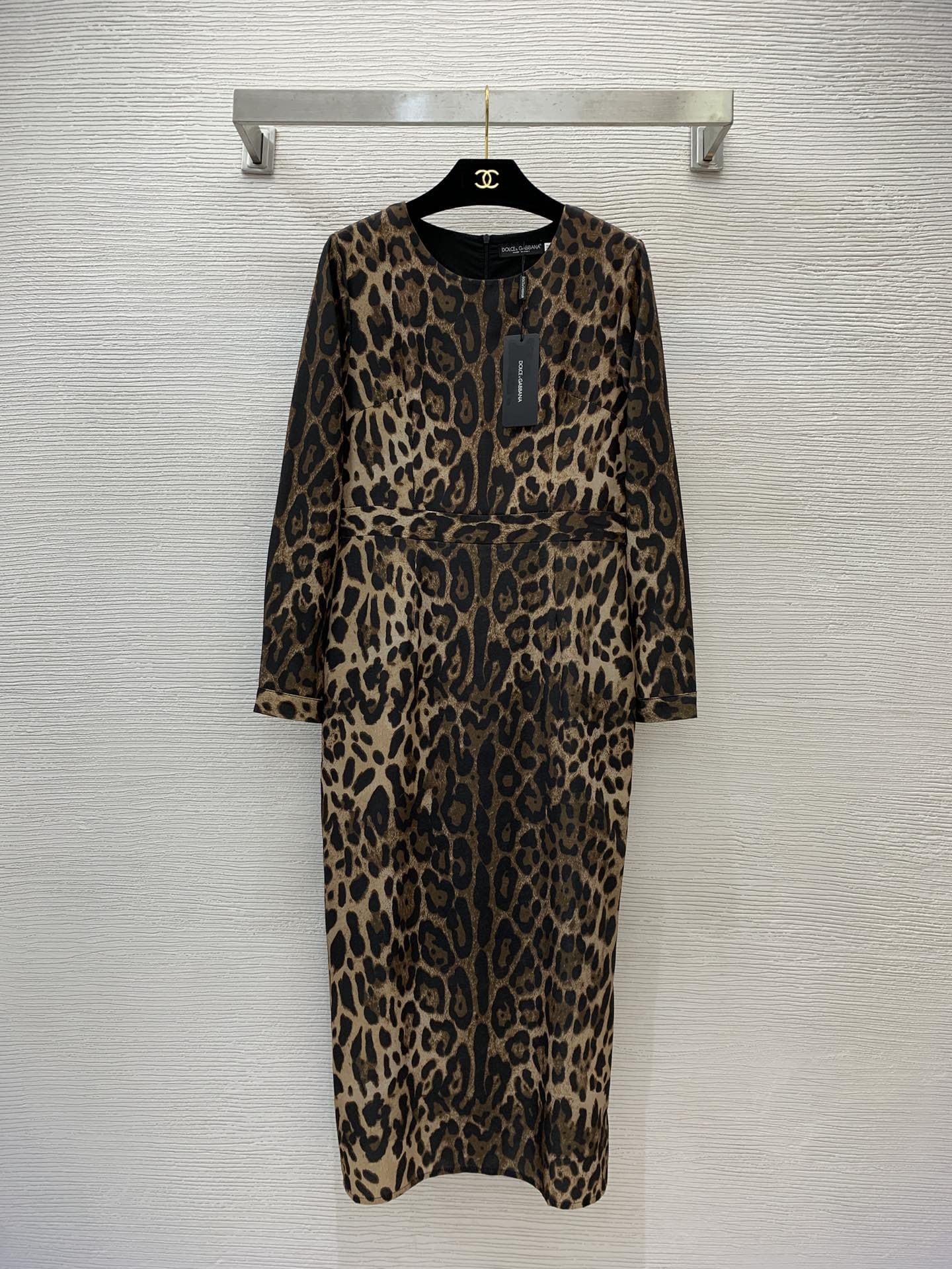VÁY DOLCE & GABBANA Leopard Print Party Long Dress High Classy