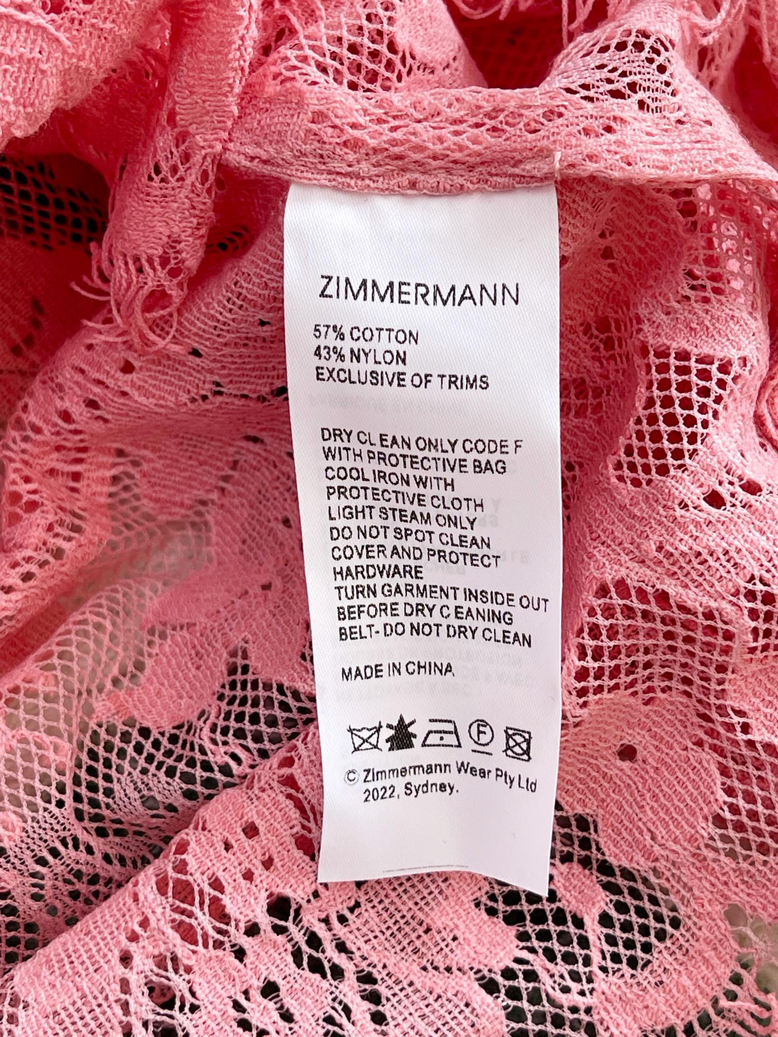 ÁO ZIMMERMANN KALEIDOSCOPE Vintage Dress