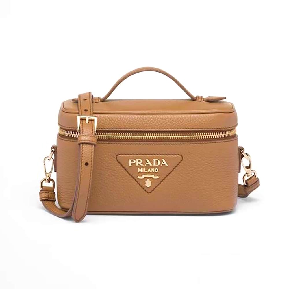 TÚI Prada Women Leather Mini-Bag-Brown