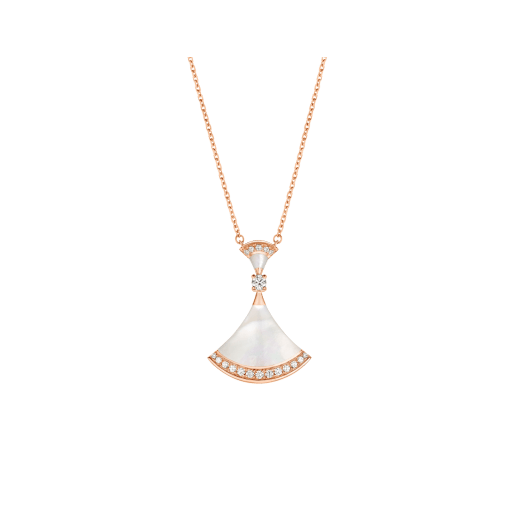DÂY CHUYỀN BULGARI DIVAS’ DREAM DIAMOND MOTHER OF PEARL 18K ROSE GOLD