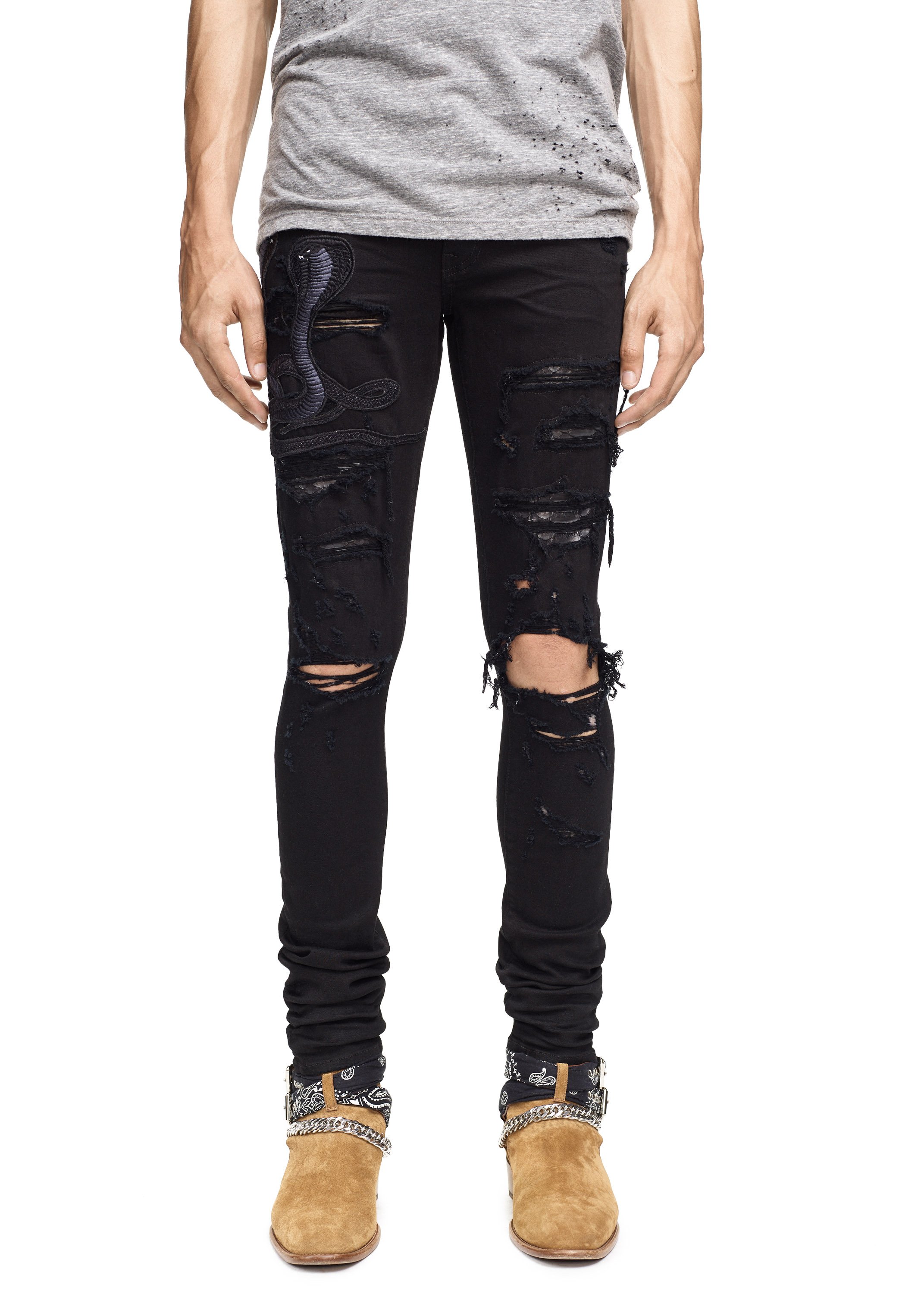 jeans amiri snake