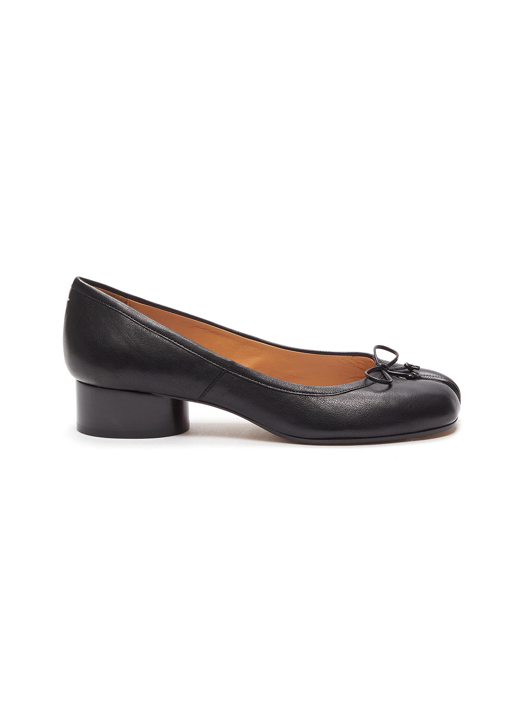 GIÀY MAISON MARGIELA TABI' LEATHER BALLERINAS