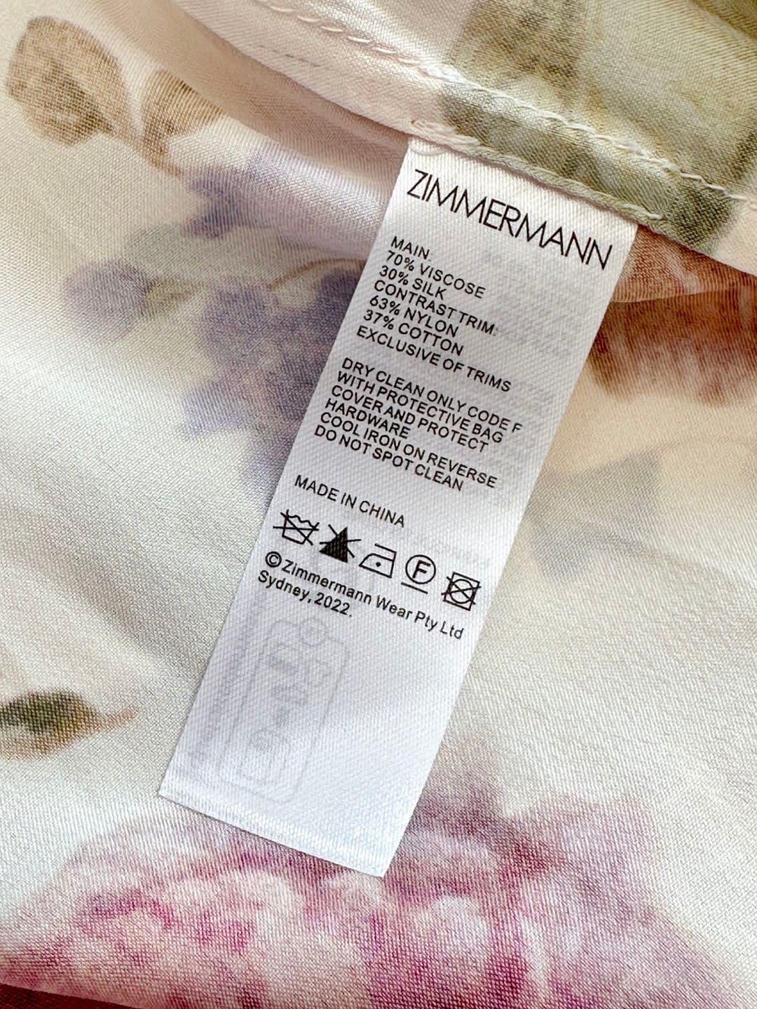 VÁY ZIMMERMANN Flower Vintage Dress