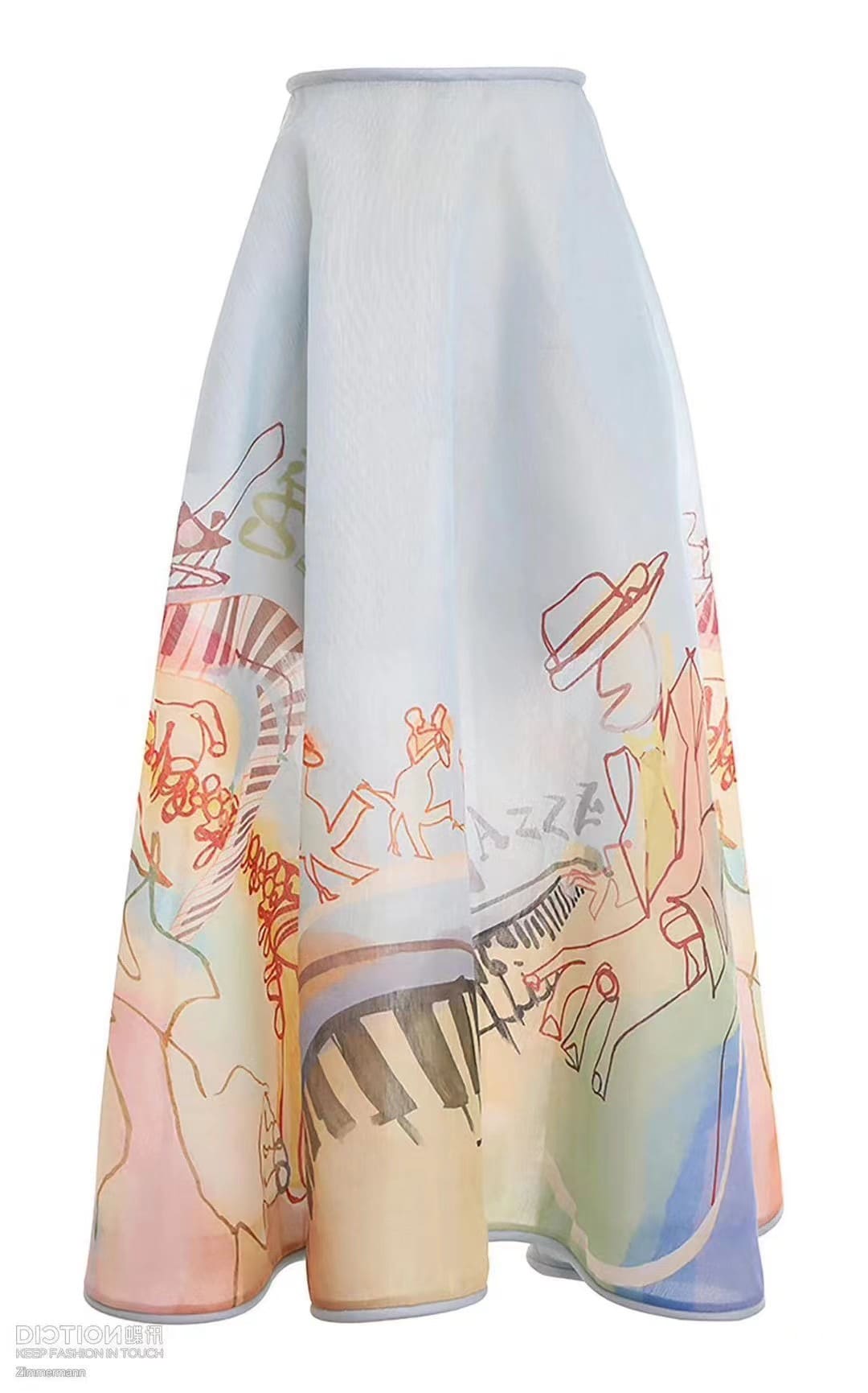 CHÂN VÁY ZIMMERMANN Flower Vintage Dress High Classy