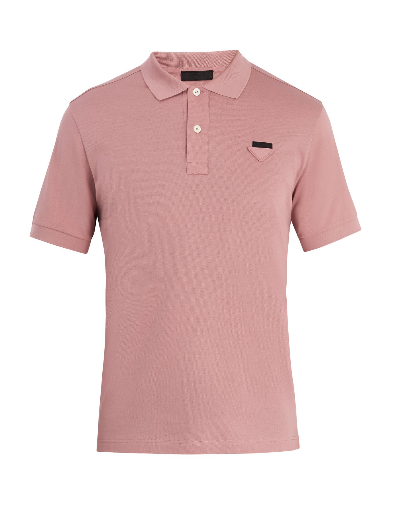 ÁO POLO PRADA Cotton-piqué polo shirt