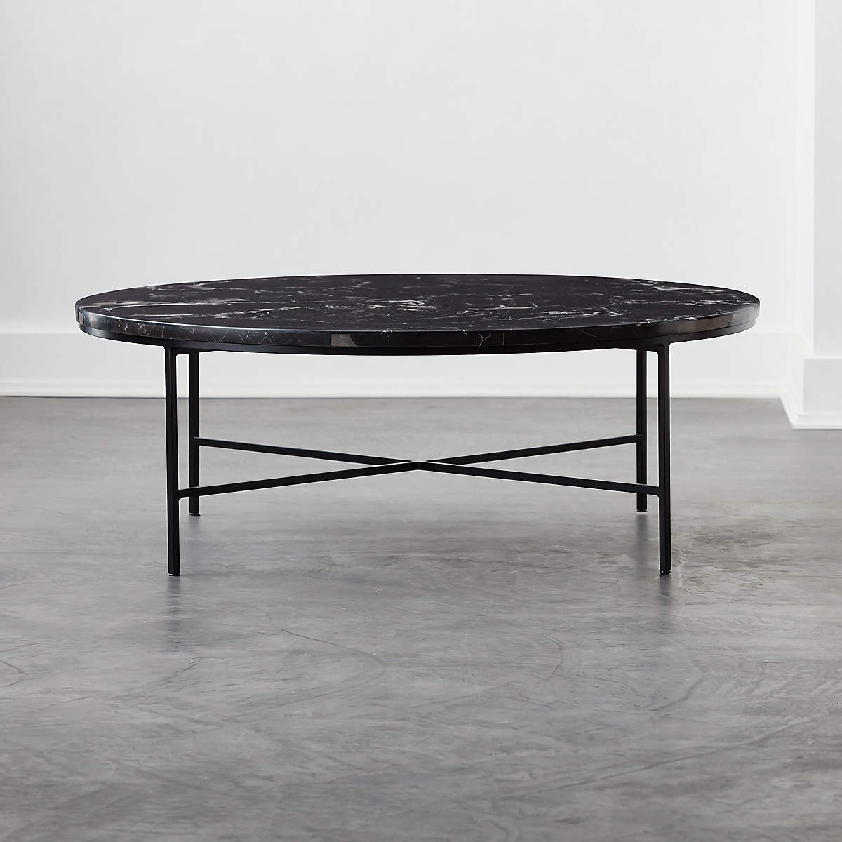 BÀN TRÀ PHÒNG KHÁCH MERIAH BLACK MARBLE COFFEE TABLE