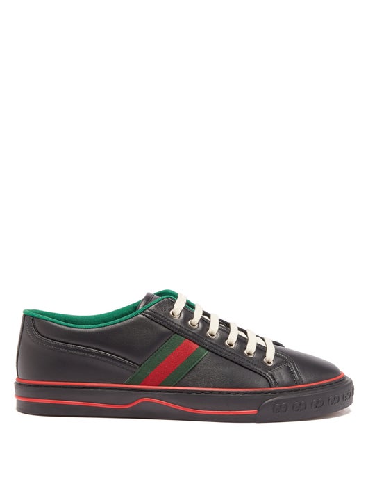GIÀY GUCCI Tennis 1977 leather trainers SS2021