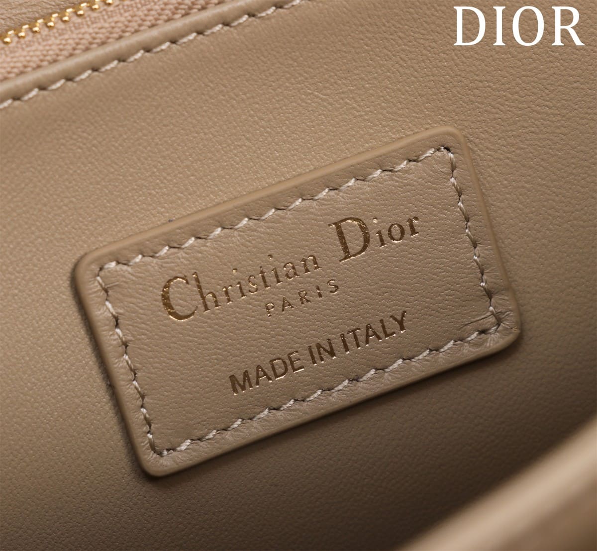 TÚI CHRISTIAN DIOR Mini Miss Dior Bag Cream Cannage Lambskin