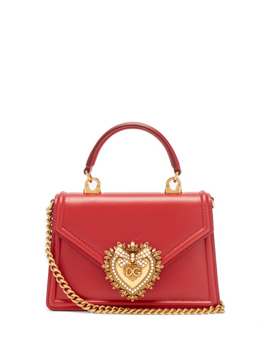 TÚI DOLCE & GABBANA Devotion leather shoulder bag