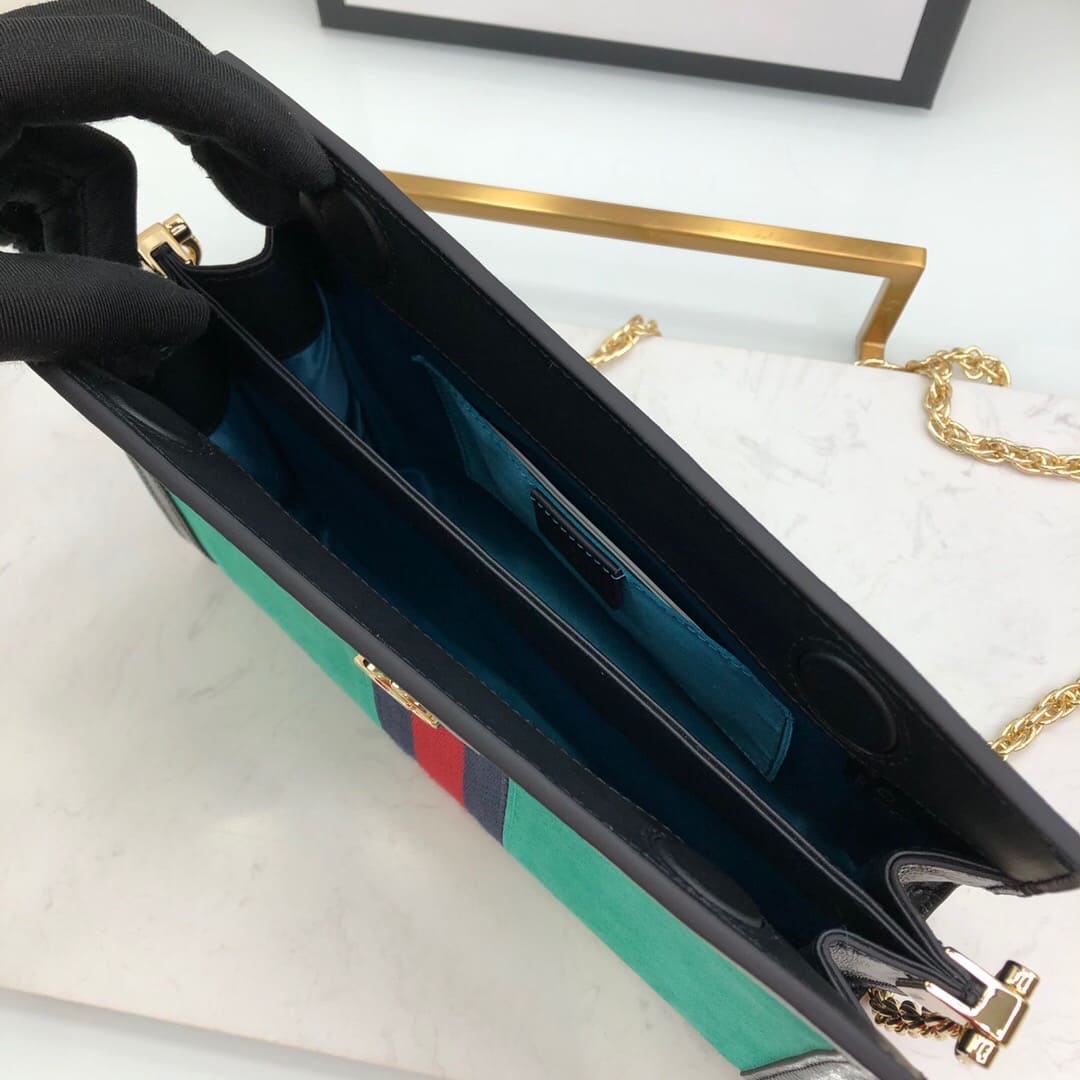 TÚI Gucci Ophidia GG small shoulder bag green Top Quality