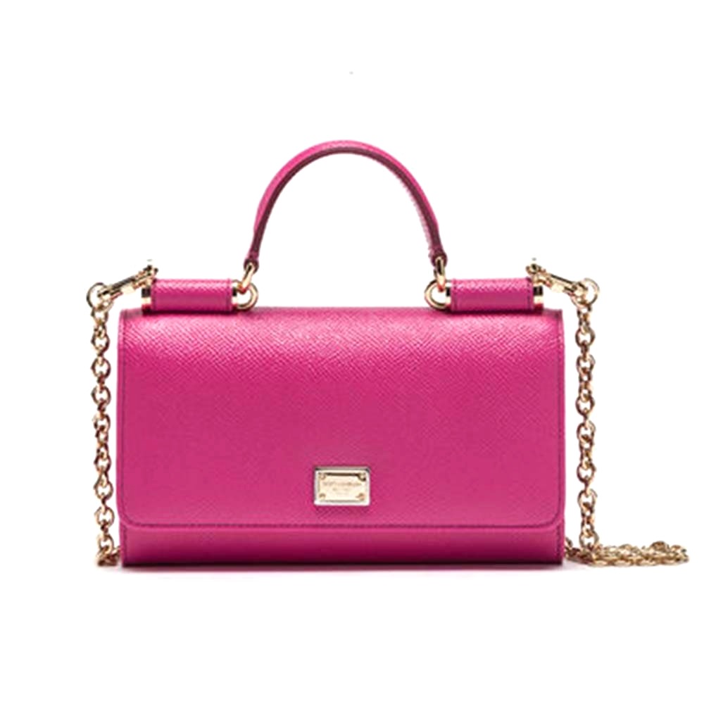 TÚI Dolce Gabbana D&G Women Min Von Bag in Dauphine Leather