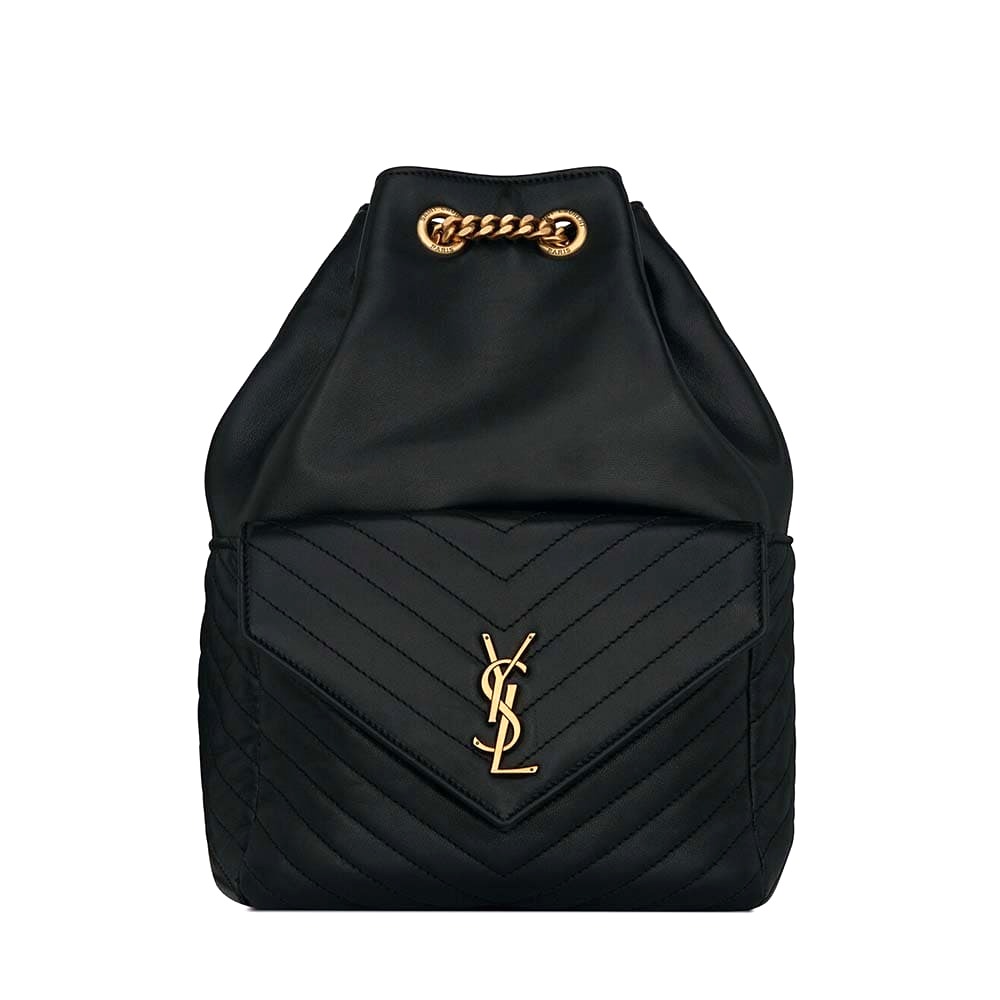 BALO Saint Laurent YSL Women Joe Backpack in Lambskin-Black