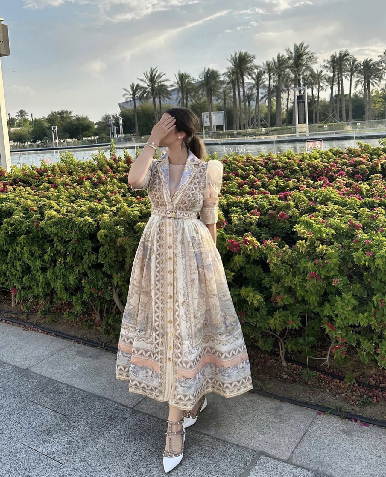 VÁY ZIMMERMANN Map Vintage Dress