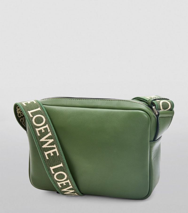 TÚI LOEWE XS Leather Military Messenger Bag