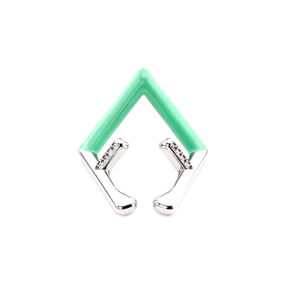 Bông tai Fendi First Earcuff Silver-colour
