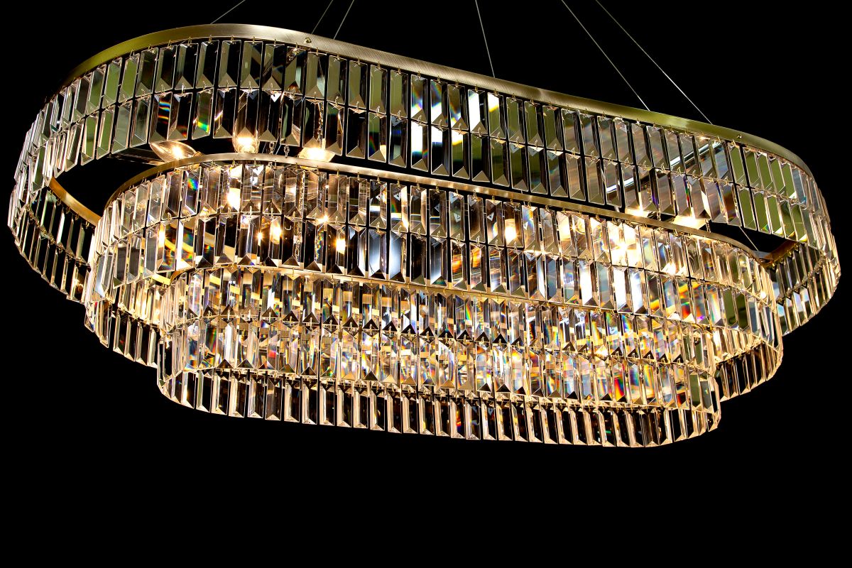 ĐÈN trần BACCA Crystal Lighting Statement Chandelier