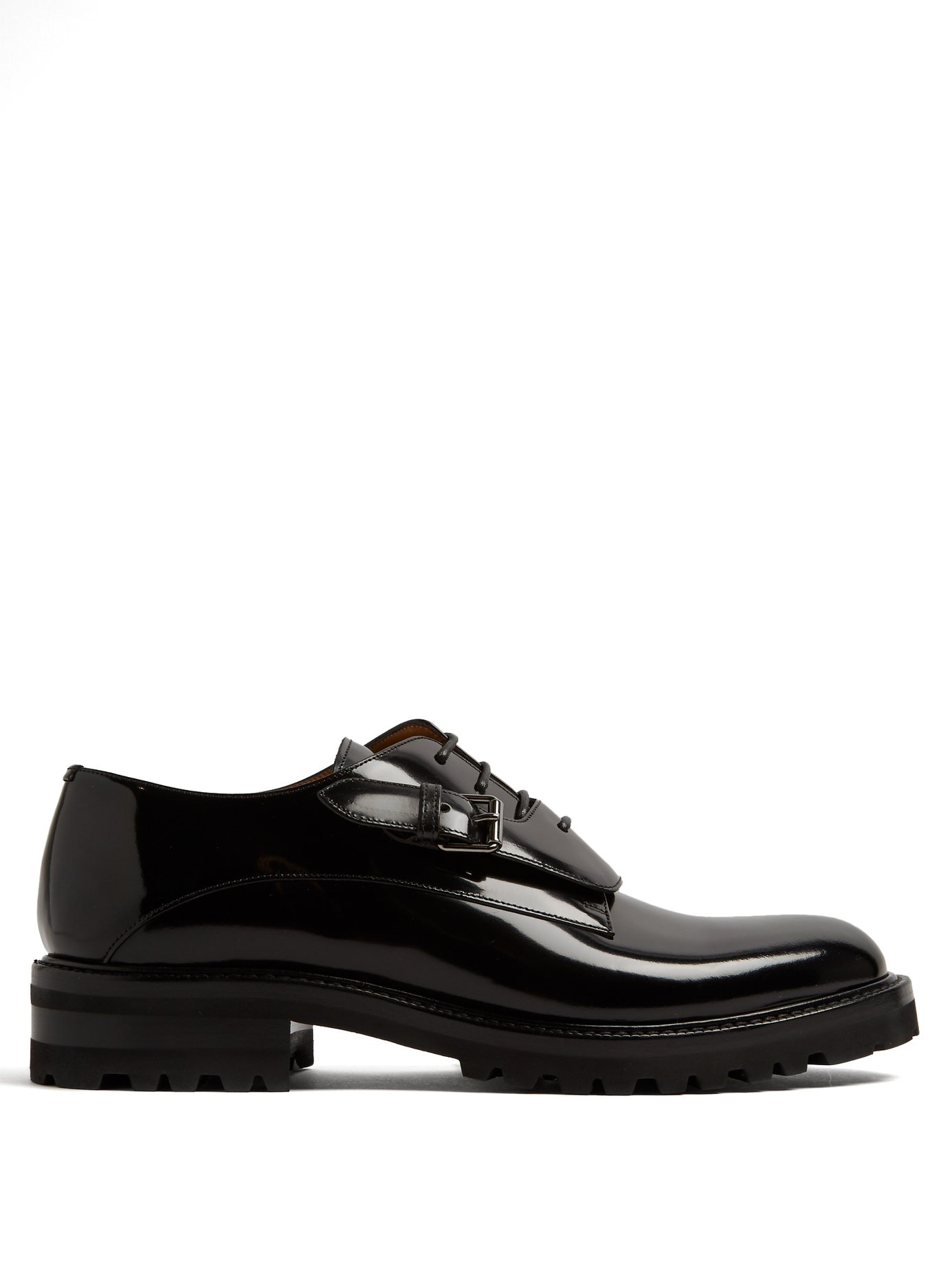 GIÀY VALENTINO  Monk-strap leather derby shoes