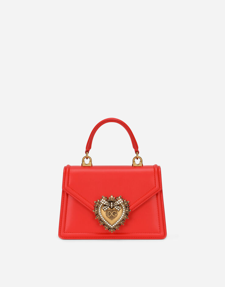TÚI DOLCE & GABBANA Small Devotion bag in plain calfskin