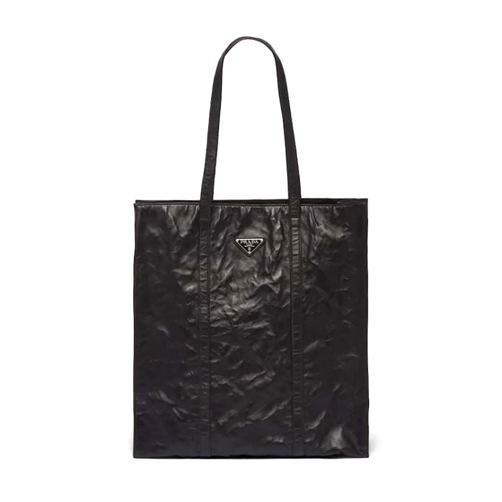 TÚI Prada Women Medium Antiqued Nappa Leather Tote Bag-Black