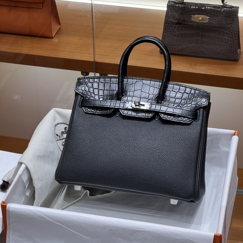 Túi Hermes Birkin Touch Black 25CM Handmade khâu tay(Giá liên hệ)