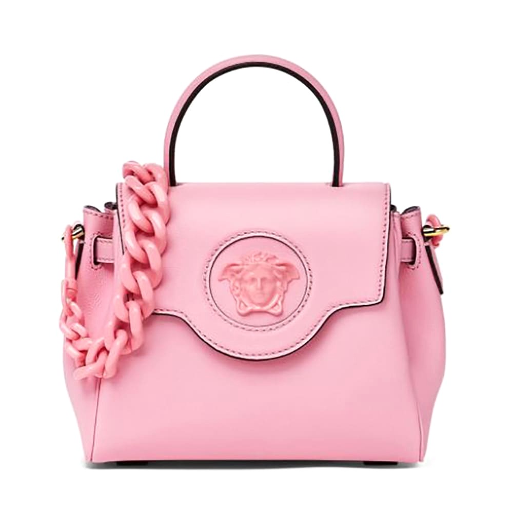 TÚI Versace Women La Medusa Small Handbag Crafted From Premium Leather-Pink