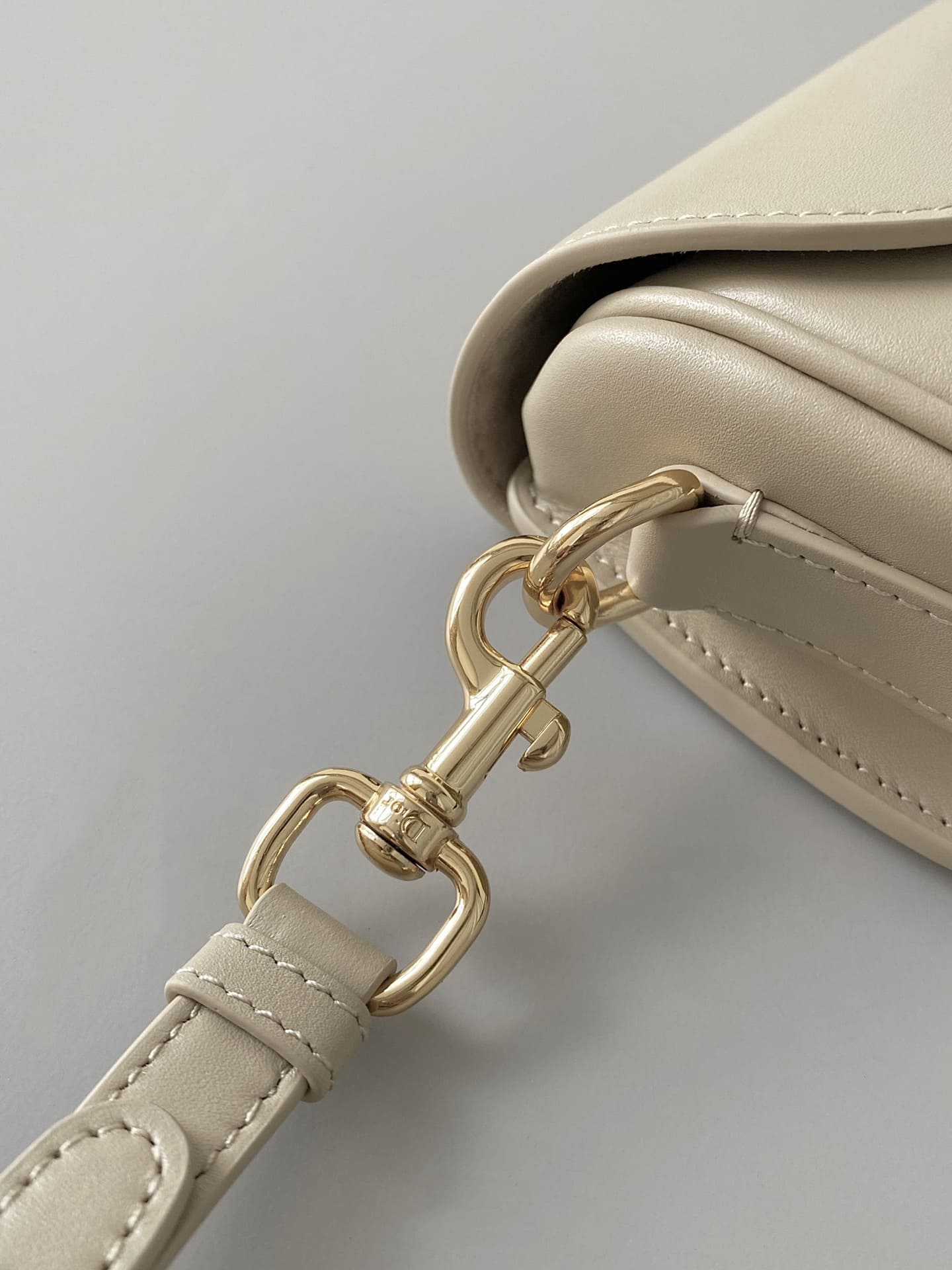 TÚI Dior Women Bobby East-West Bag Box Calfskin-Beige Top Quality