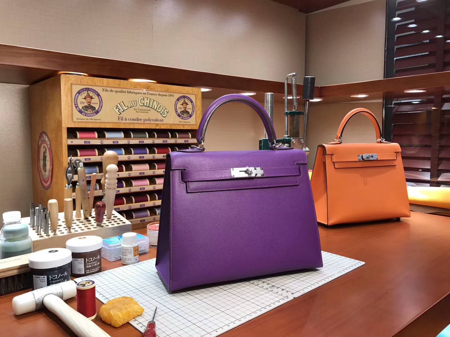 TÚI HERMES Kelly 28CM Dream Violet Ultra Violet