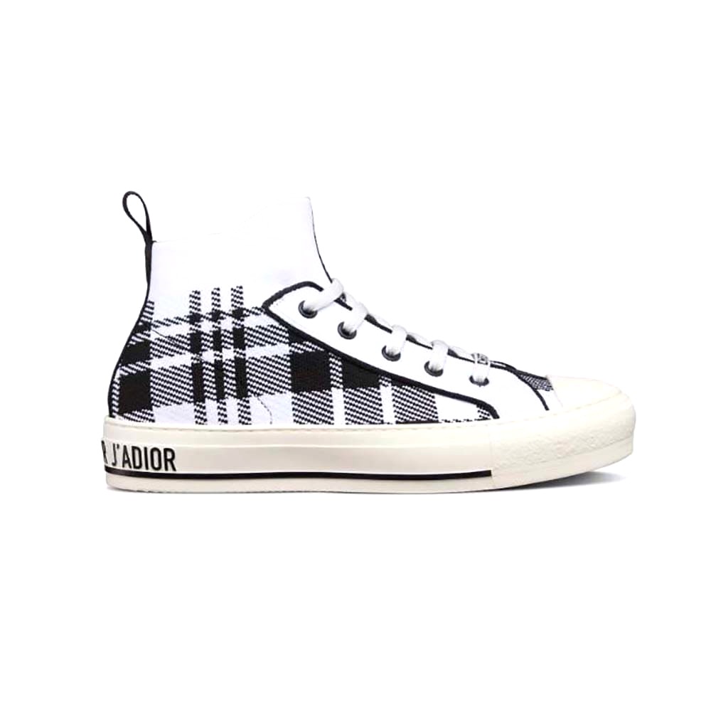 GIÀY Dior Women Walk’N’Dior Sneaker Black and White Check’n’Dior Technical Mesh