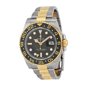 ĐỒNG HỒ ROLEX GMT-Master II Black Dial Stainless Steel and 18kt Yellow Gold Oyster Bracelet