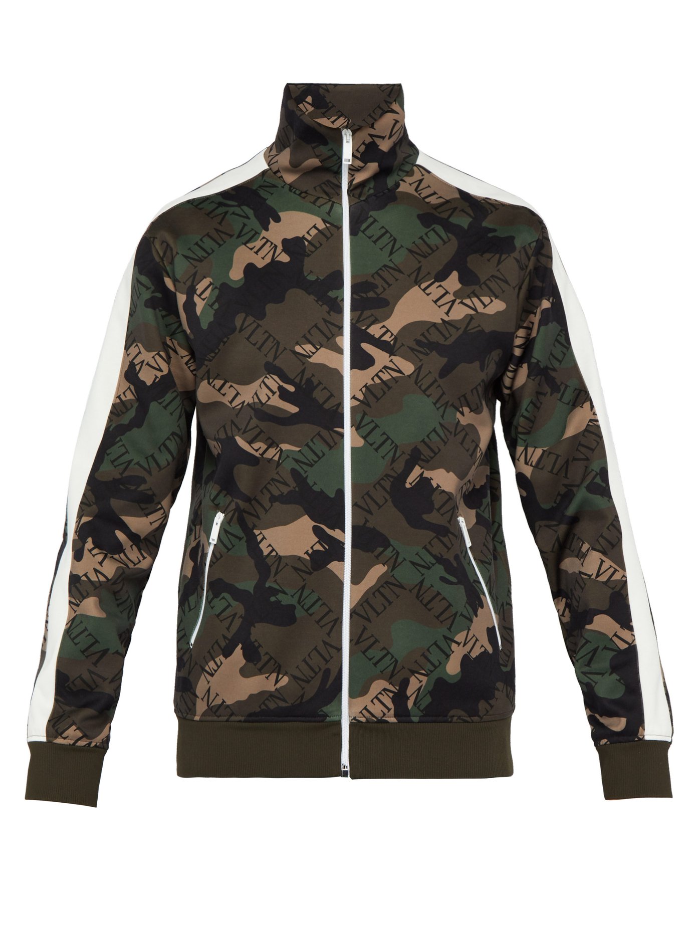 ÁO  VALENTINO  Camouflage-print track top