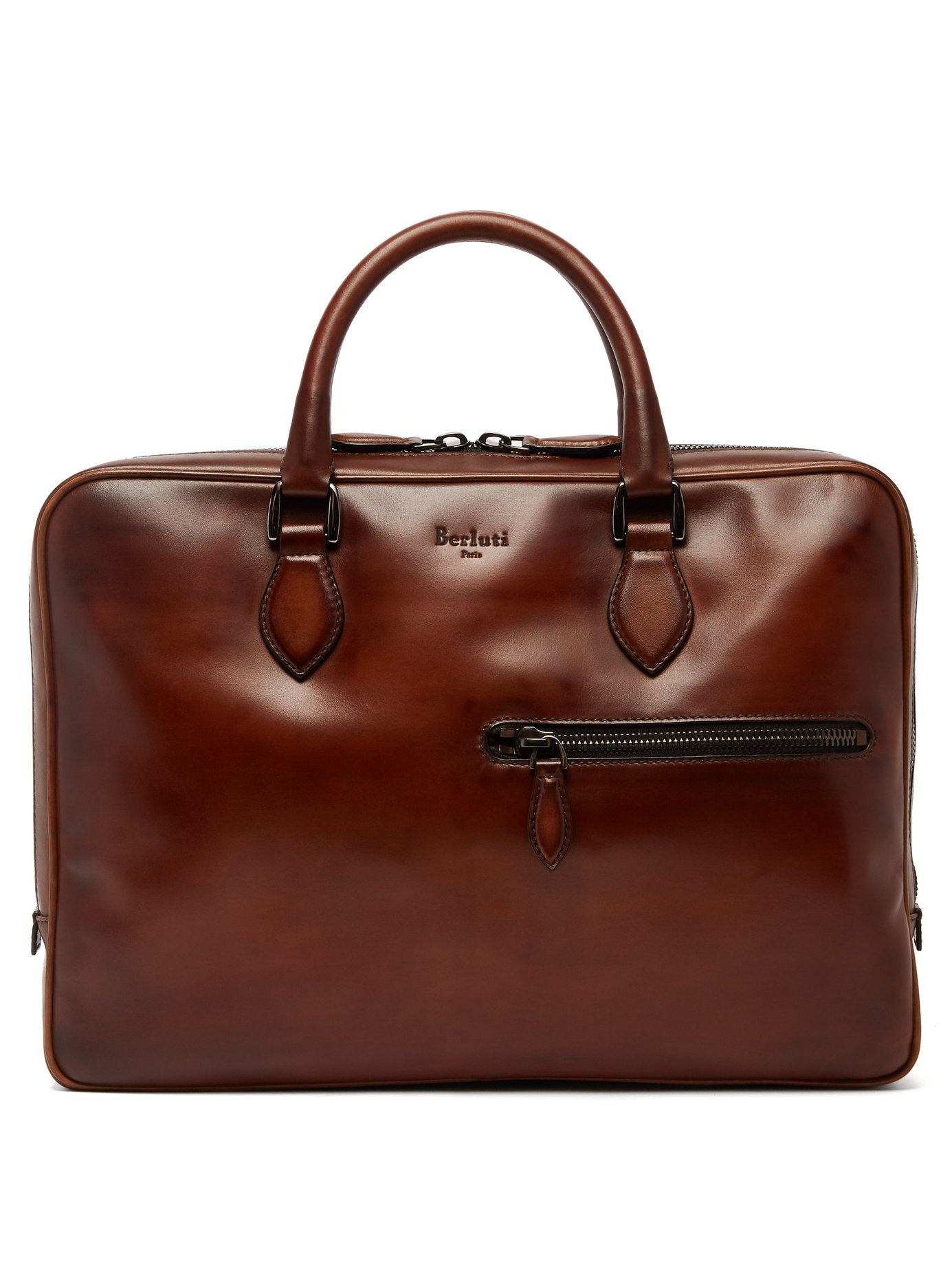 CẶP CÔNG SỞ BERLUTI  Venezia-leather briefcase