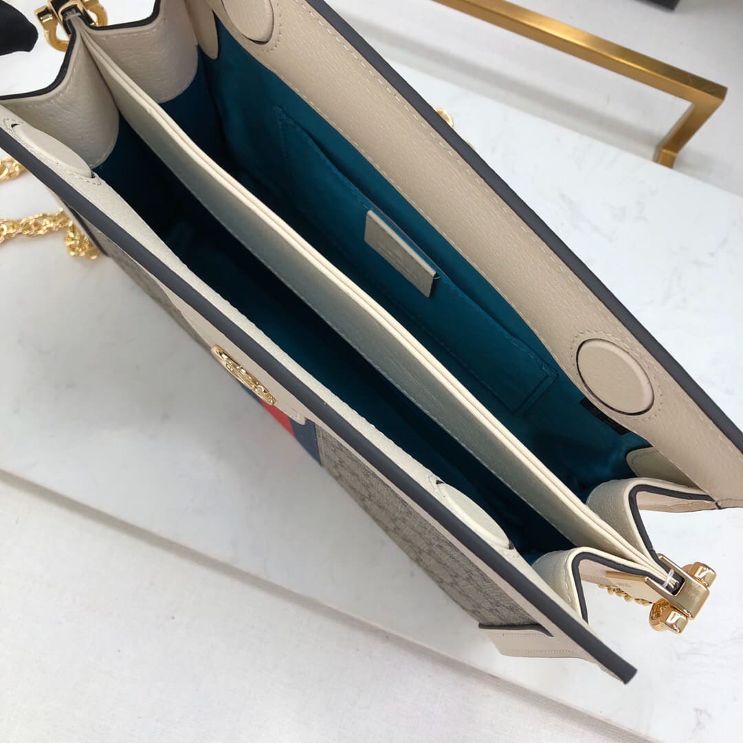 TÚI Gucci Ophidia GG small shoulder bag white Top Quality