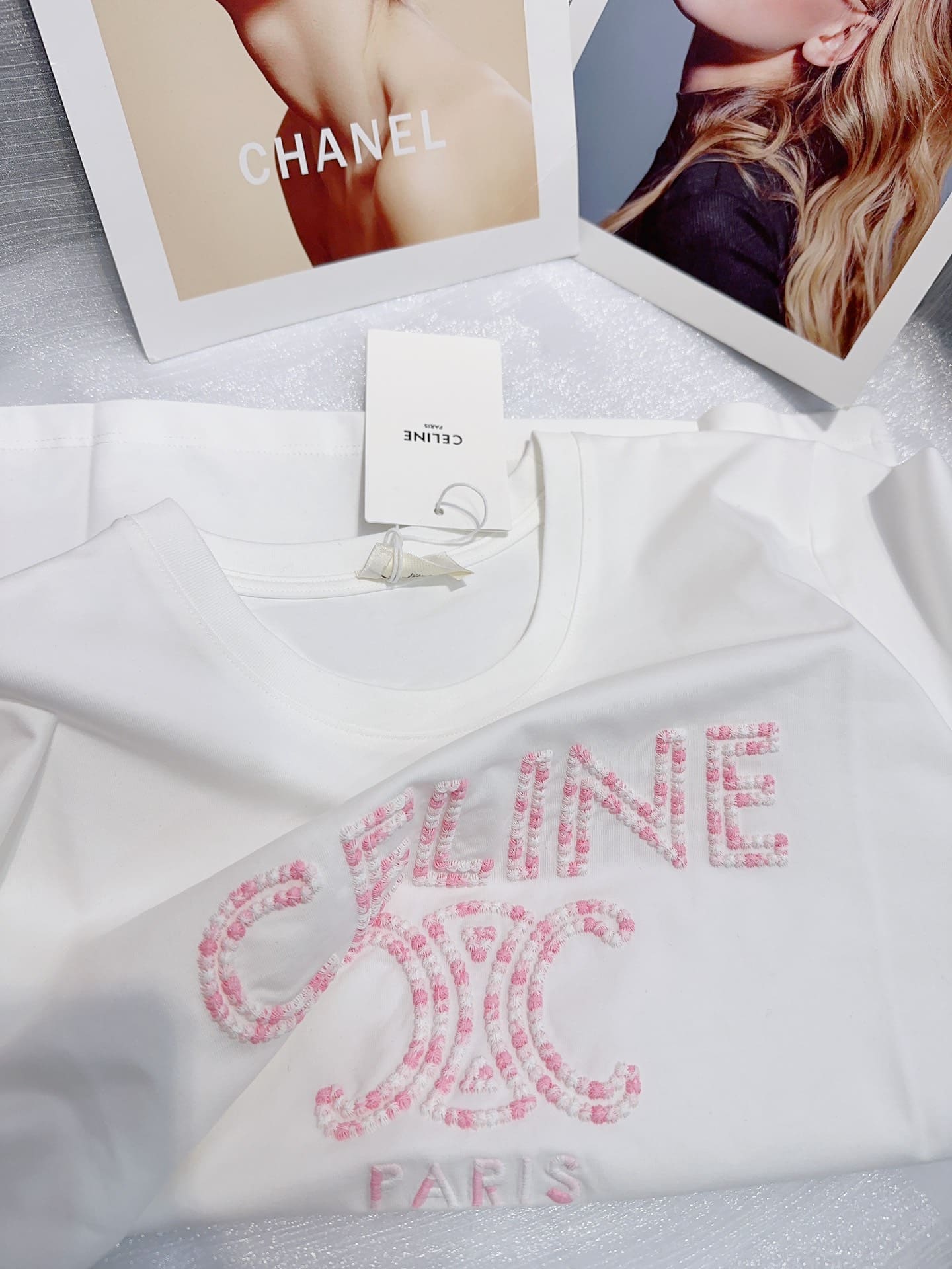 ÁO CELINE PARIS LOGO T SHIRT