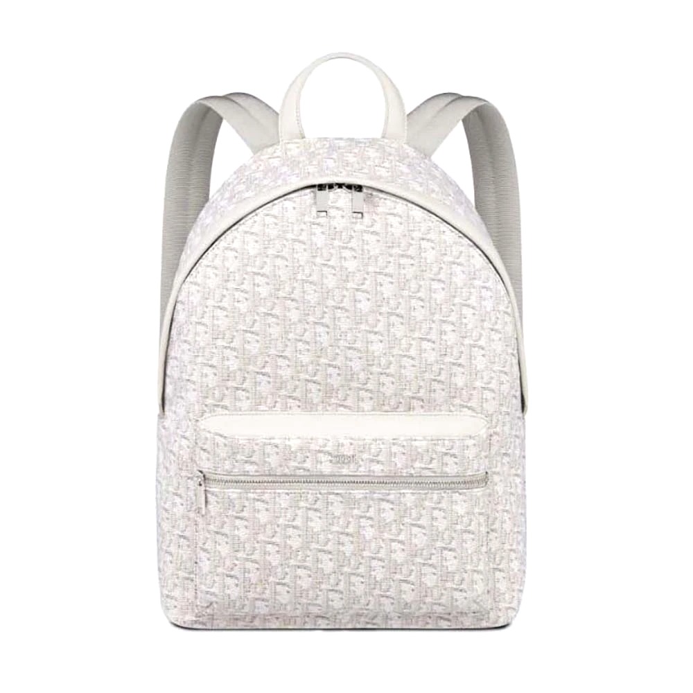 BALO Dior Rider Backpack Beige Dior Oblique Jacquard