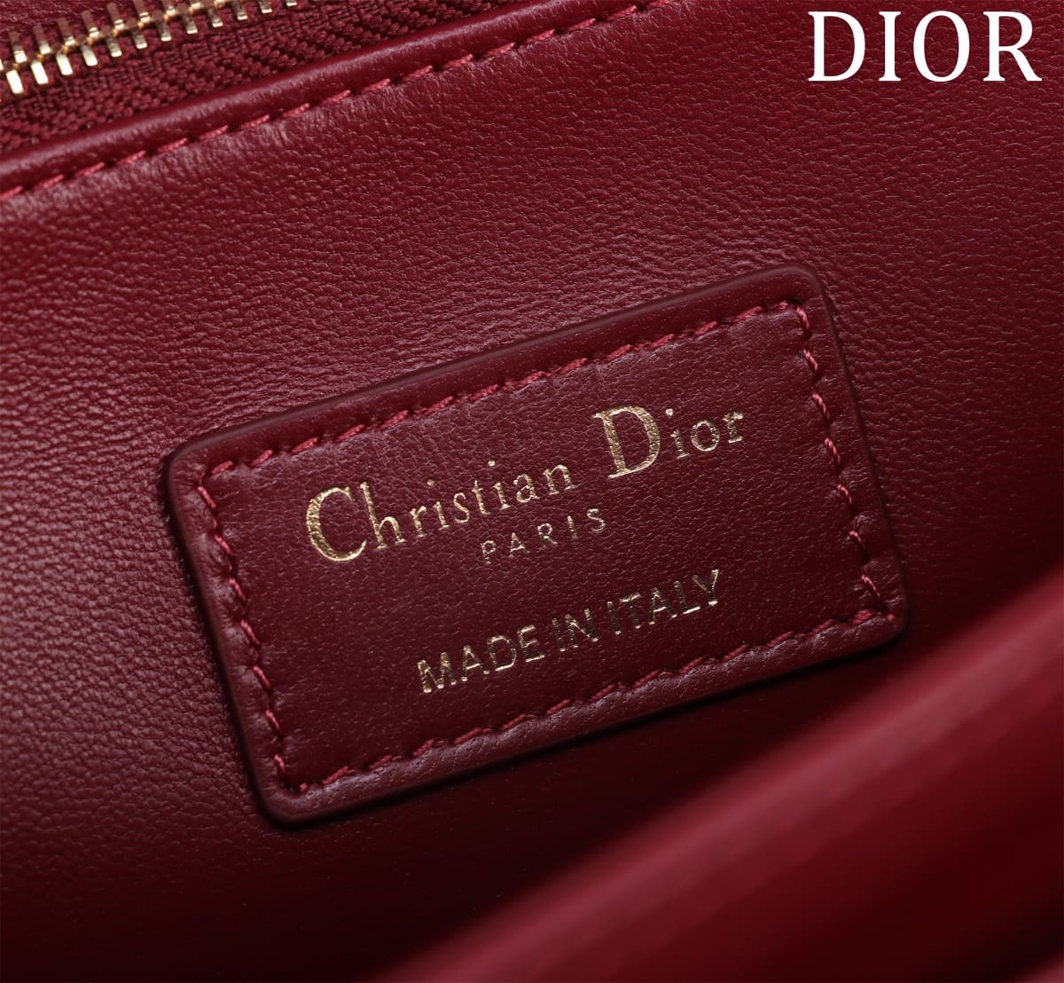 TÚI CHRISTIAN DIOR Mini Miss Dior Bag Red Cannage Lambskin