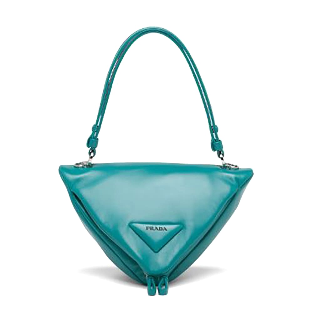 TÚI Prada Women Padded Nappa Leather Handbag-Lime