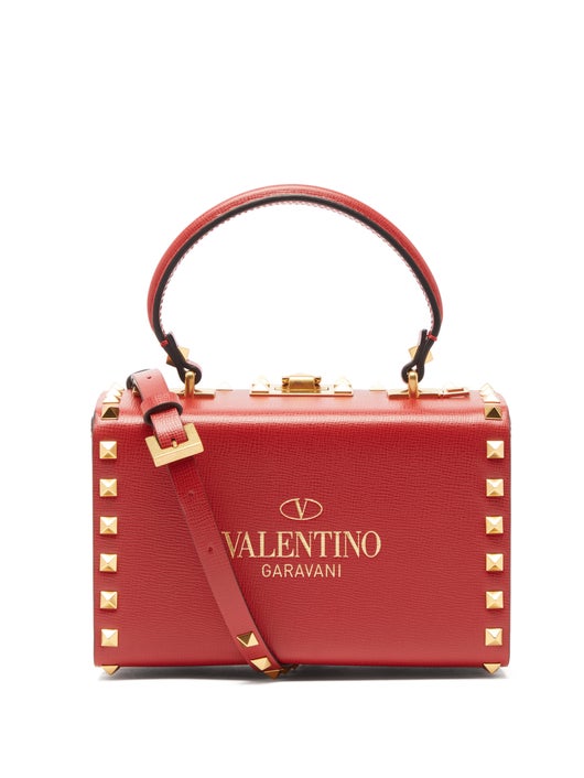 TÚI VALENTINO GARAVANI Alcove Rockstud mini leather cross-body bag