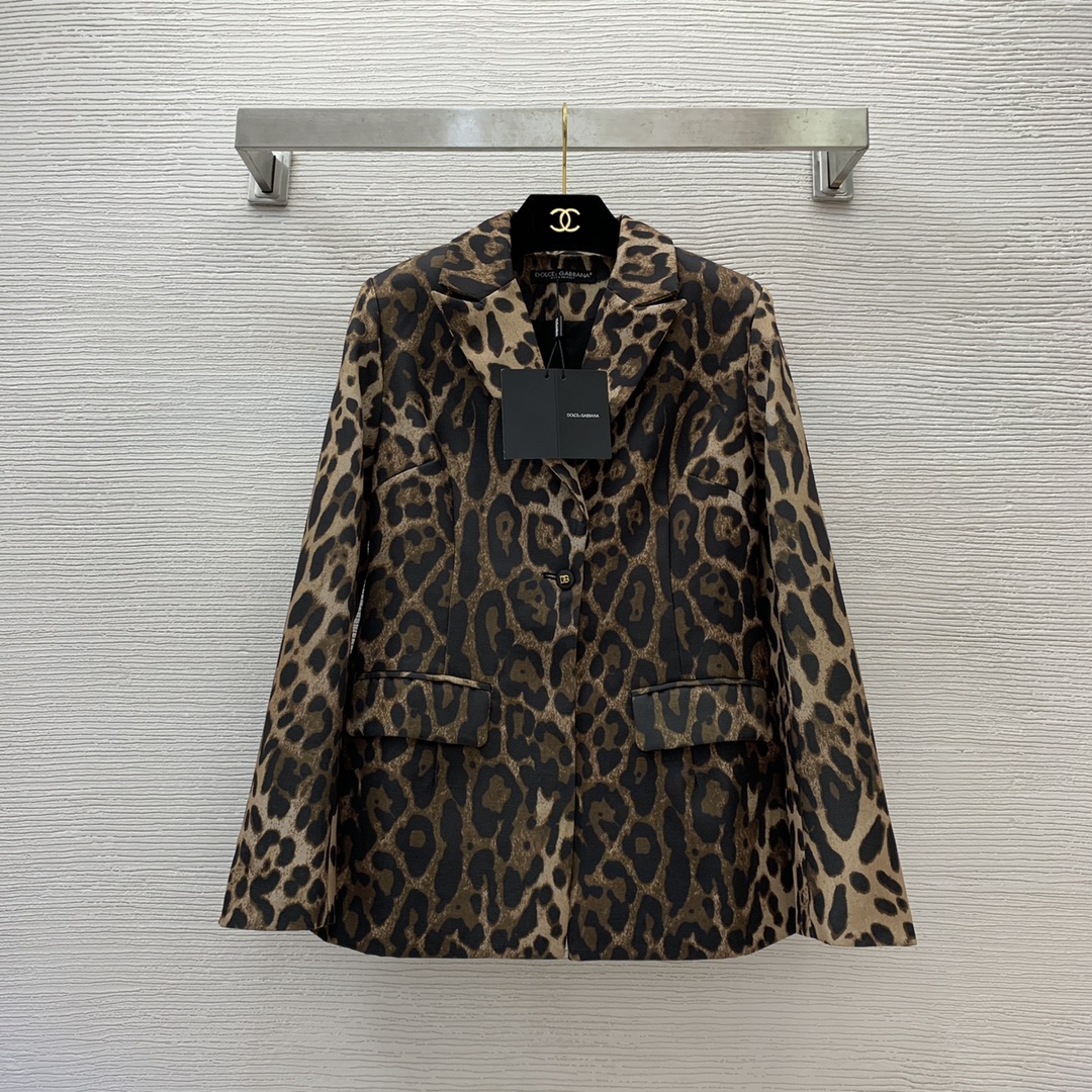 ÁO DOLCE &GABBANA LEOPARD PRINT Jacket Top AAA