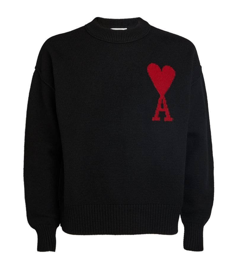 ÁO AMI PARIS  Wool Ami de Coeur Sweater