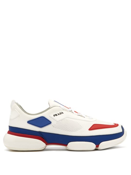 GIÀY PRADA Cloudbust knitted low-top trainers
