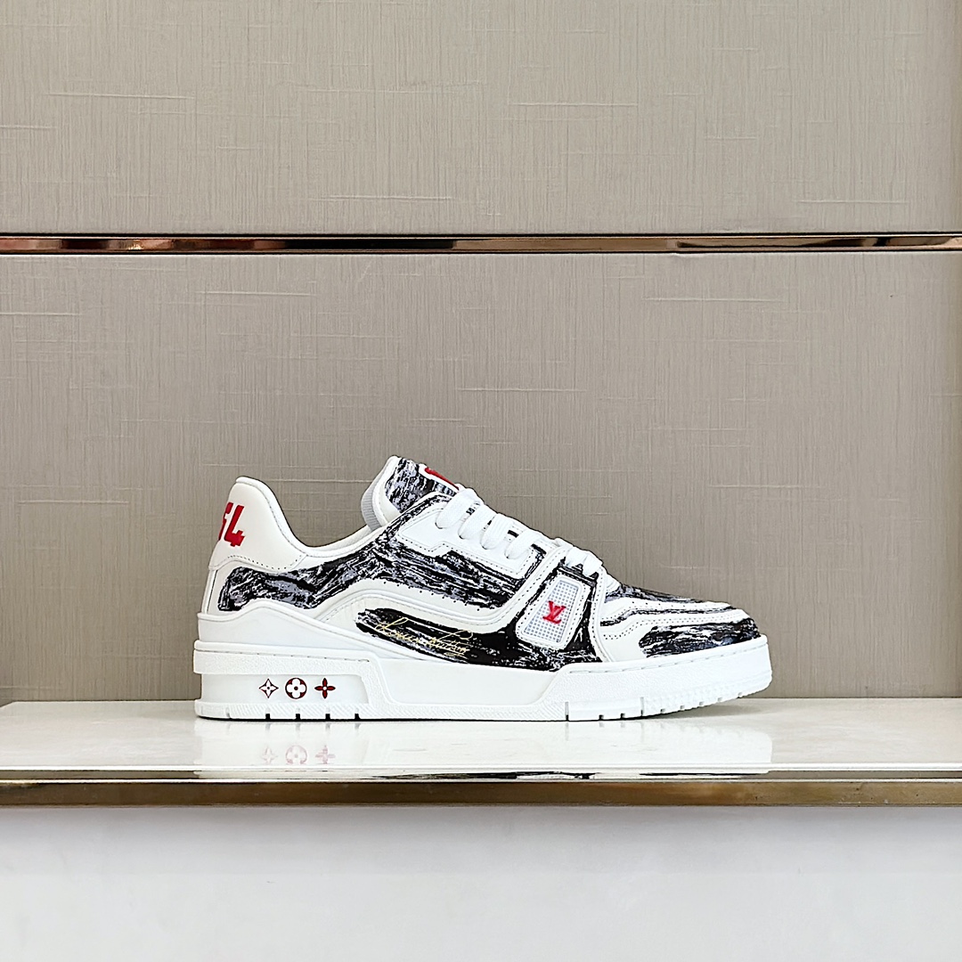 GIÀY LOUIS VUITTON TRAINER MONOGRAM SNEAKERS SHOES AAA