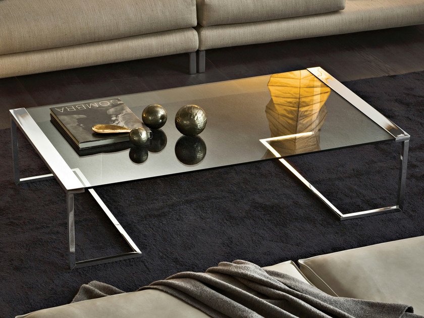 BÀN TRÀ SENATTI Low crystal coffee table
