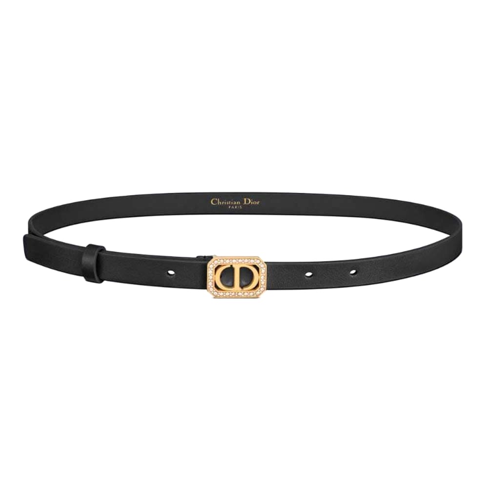 DÂY LƯNG Celine Women Medium Cuir Triomphe Belt in Smooth Calfskin-White